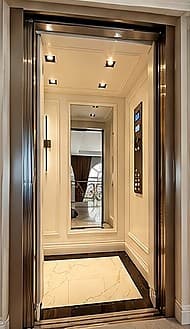 Luxury White Classic cabin interior